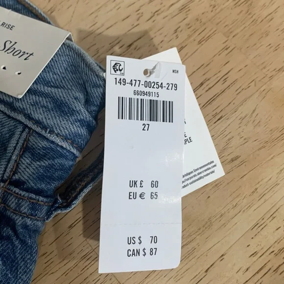 Abercrombie & Fitch High Rise Loose Short Size 27 6 in inseam - Picture 5 of 10